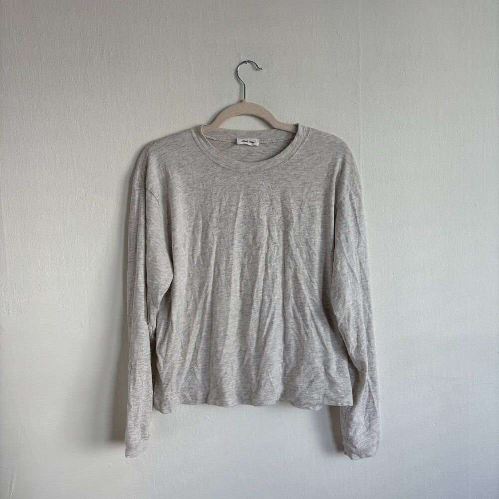 American Vintage XS/S Gray Heather Top